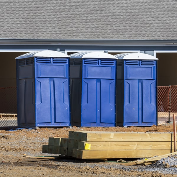 what is the expected delivery and pickup timeframe for the portable toilets in Murray